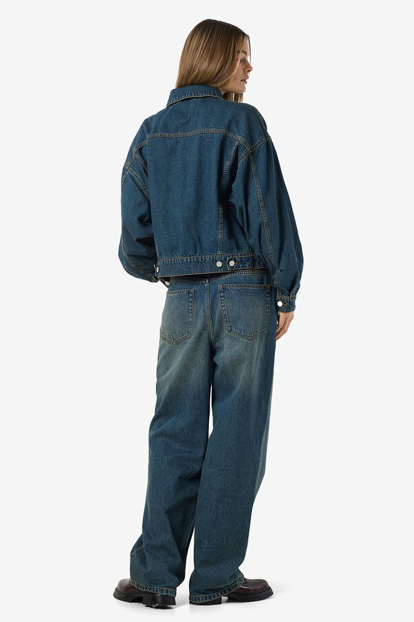 Noisy May Chaqueta Denim Oversize azul