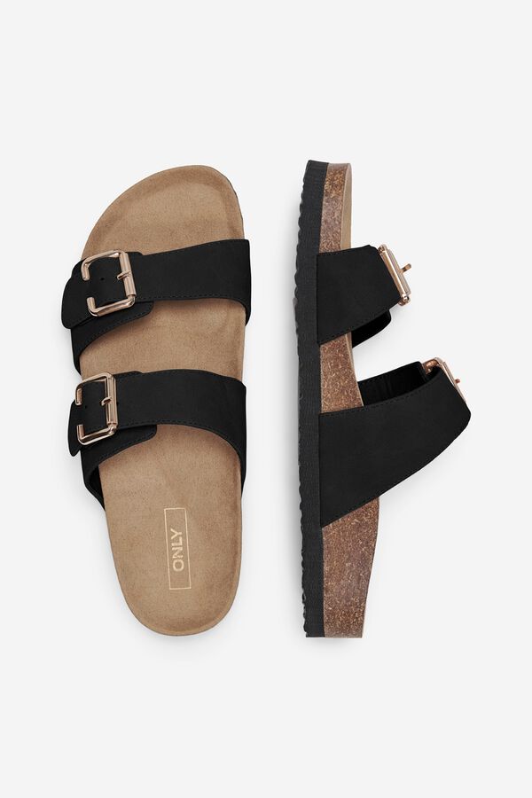 Only Flat sandal noir