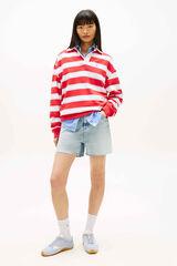 Tommy Jeans Pantal&oacute;n corto vaquero azul