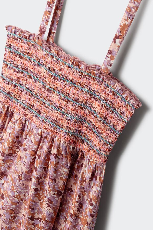 Springfield Kids Haljina za devojčice sa cvetnim dezenom Ljubičasta