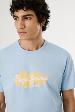 Pepe Jeans Camiseta de manga corta con logo y estampado frontal.
