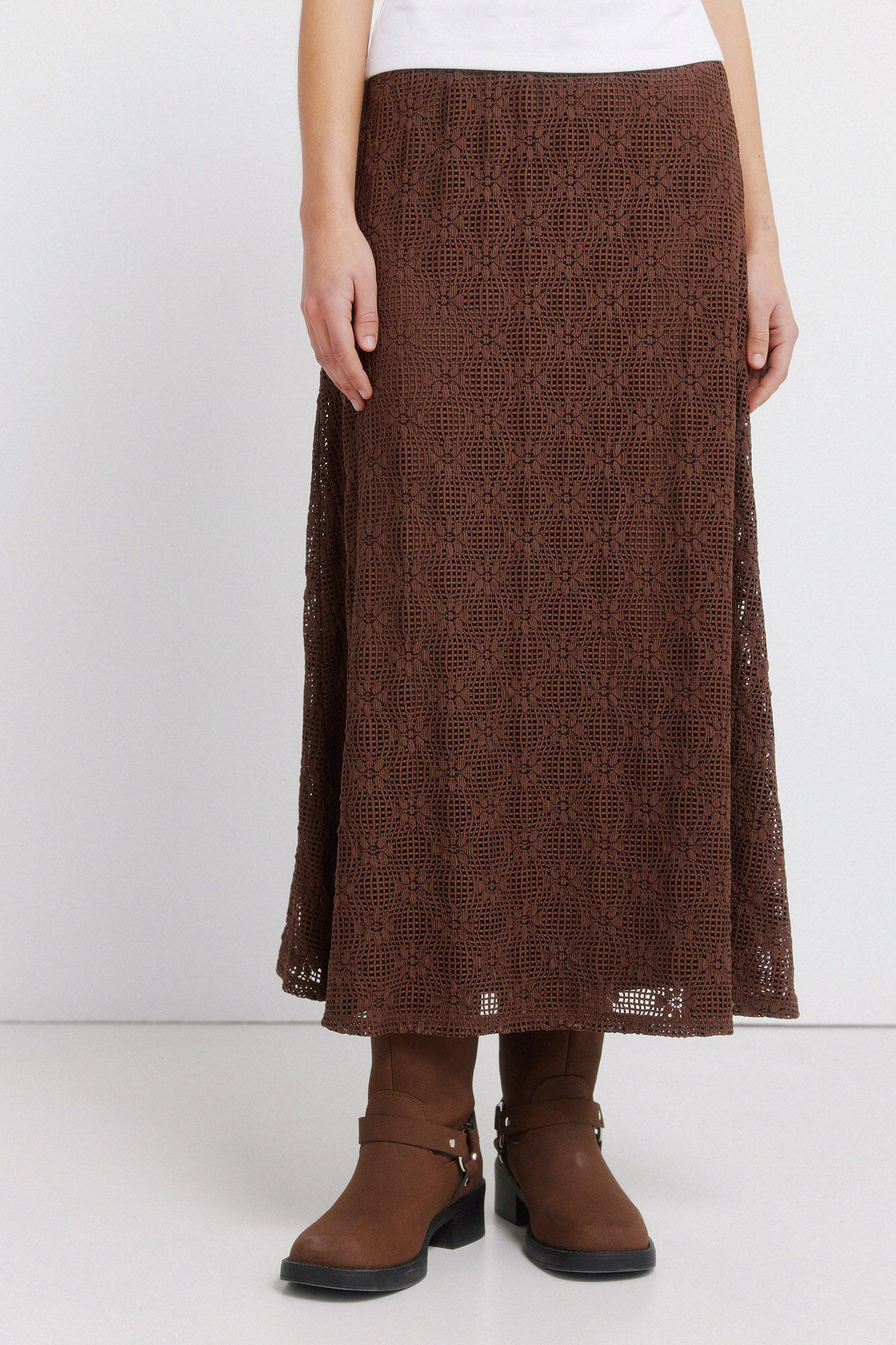 Springfield Midi structured skirt