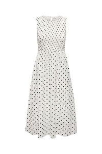 JDY Midi-Kleid mit ausgestelltem Saum