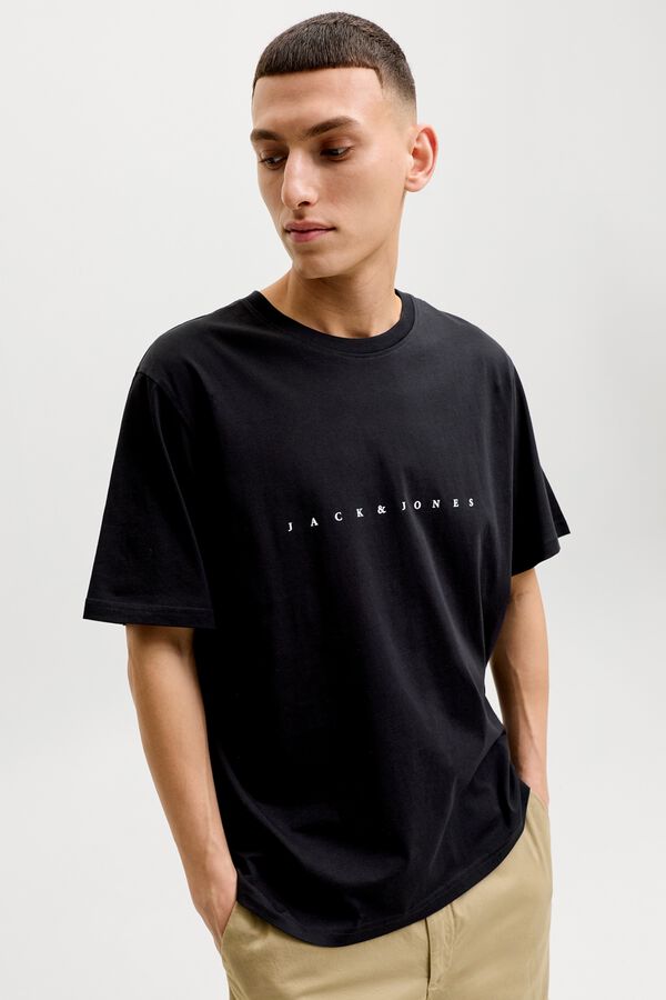 Jack & Jones Relaxed fit p&oacute;l&oacute; fekete