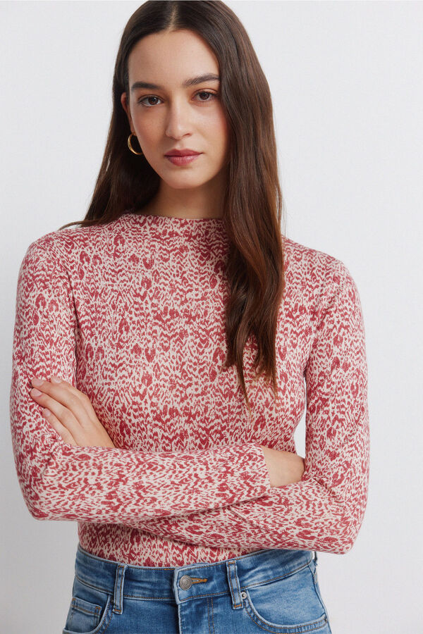 Springfield Camiseta cuello perkins beige