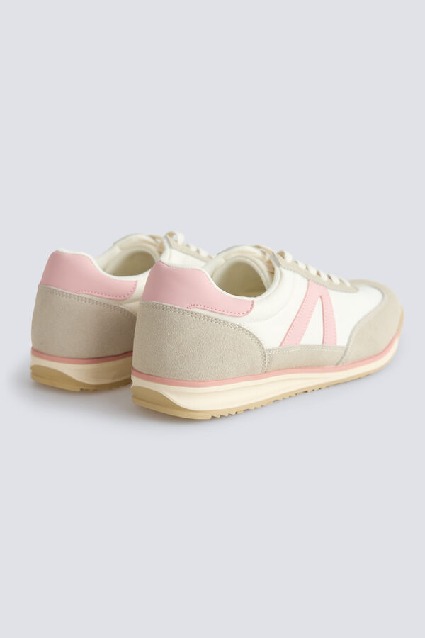 Springfield Striped retro sneakers brown