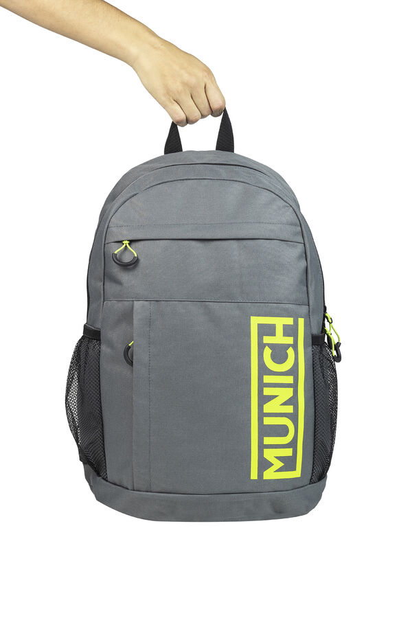 Munich Women's backpack slim backpack grey