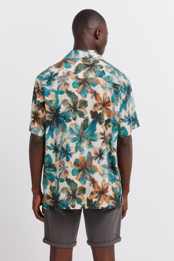 Springfield Washed 5-pocket slim fit Bermuda shorts grey