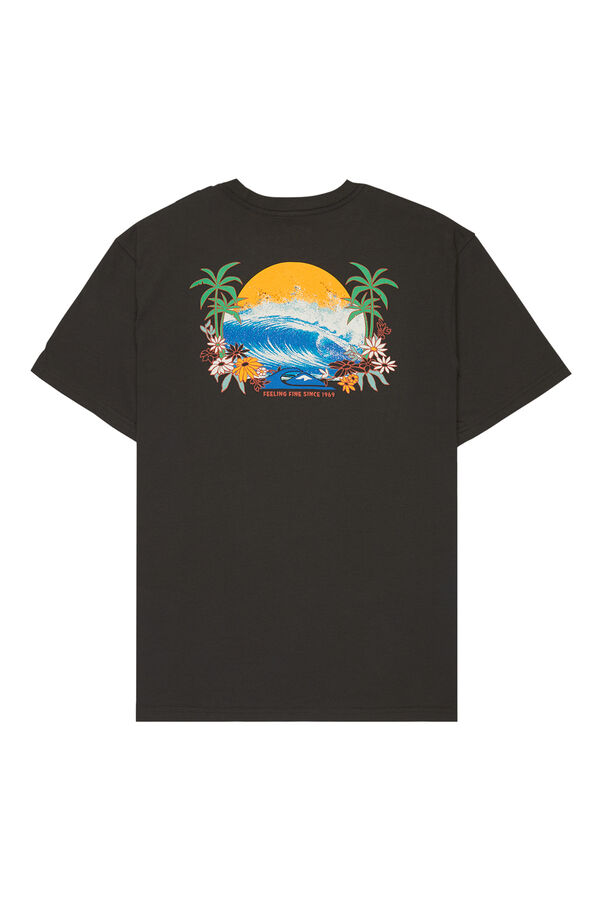 Quiksilver T-shirt manga curta azul