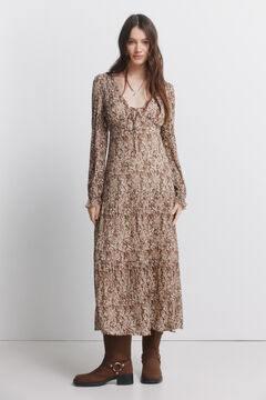 Springfield Vestido midi estampado