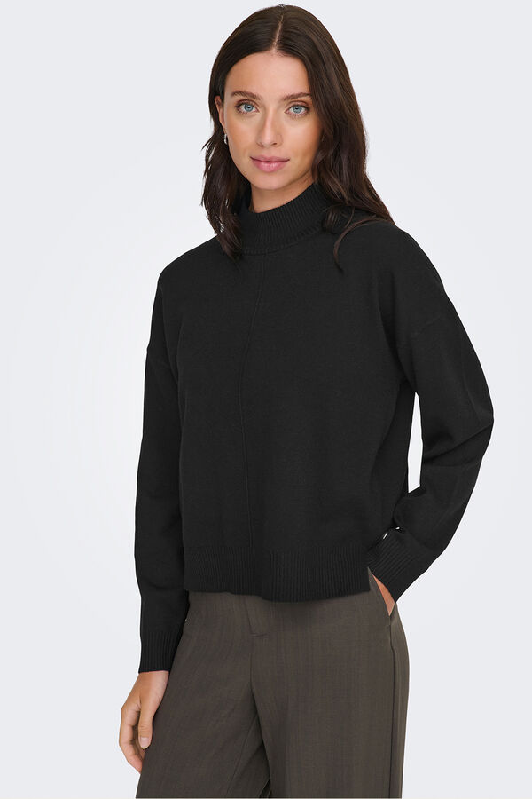 JDY High neck jumper black