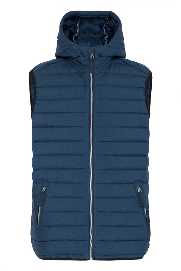 Blend Colete com capuz   azul