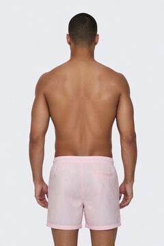 Only & Sons Ba&ntilde;ador corto rayas
