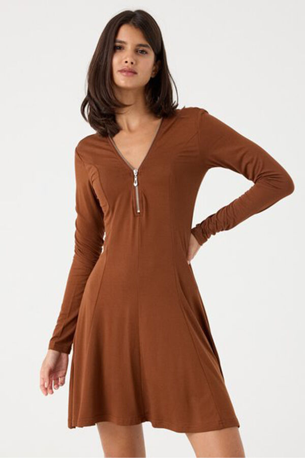 Inside Vestido com fecho-&eacute;clair vison