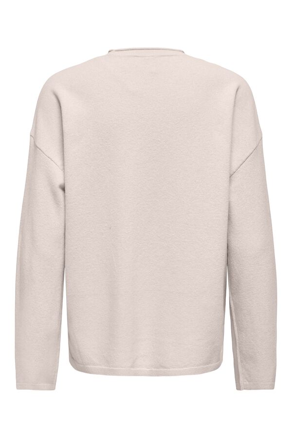 Only Round neck jumper grey