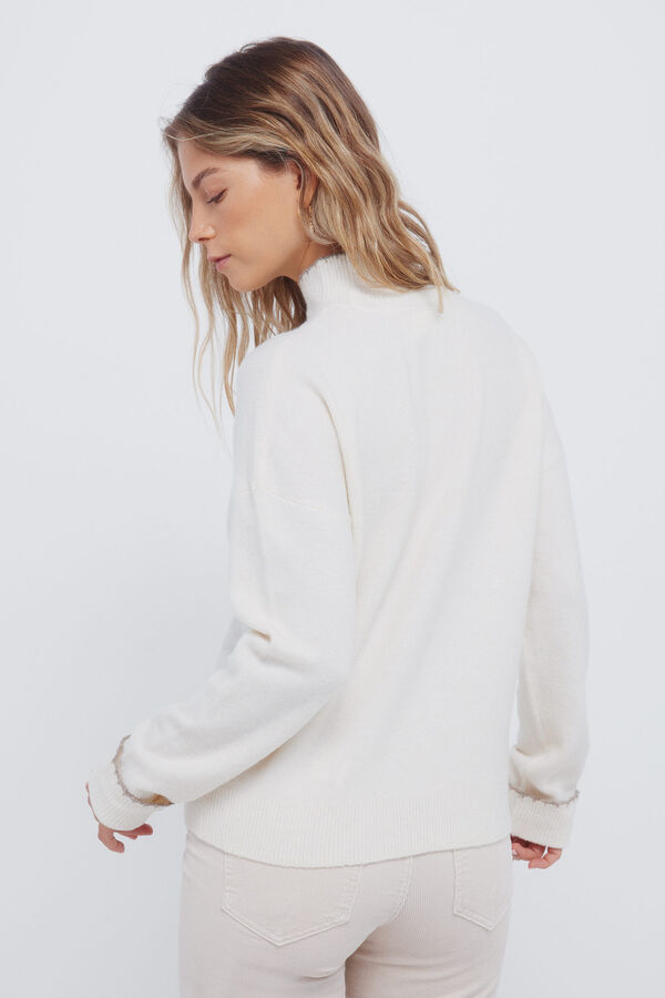 Springfield Short jersey-knit knit short dress mink