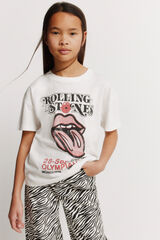 Springfield Kids Camiseta Rolling stones ni&ntilde;a marfil