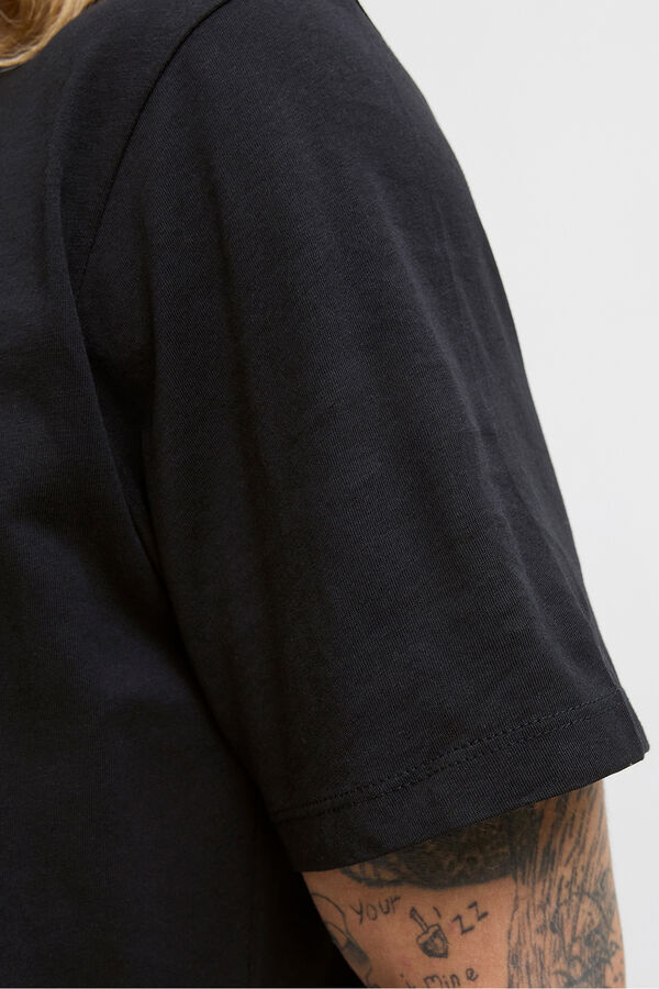 Jack & Jones PLUS Regular fit PLUS T-shirt Crna