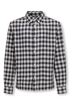 Only & Sons Junior Camisa de algod&oacute;n manga larga
