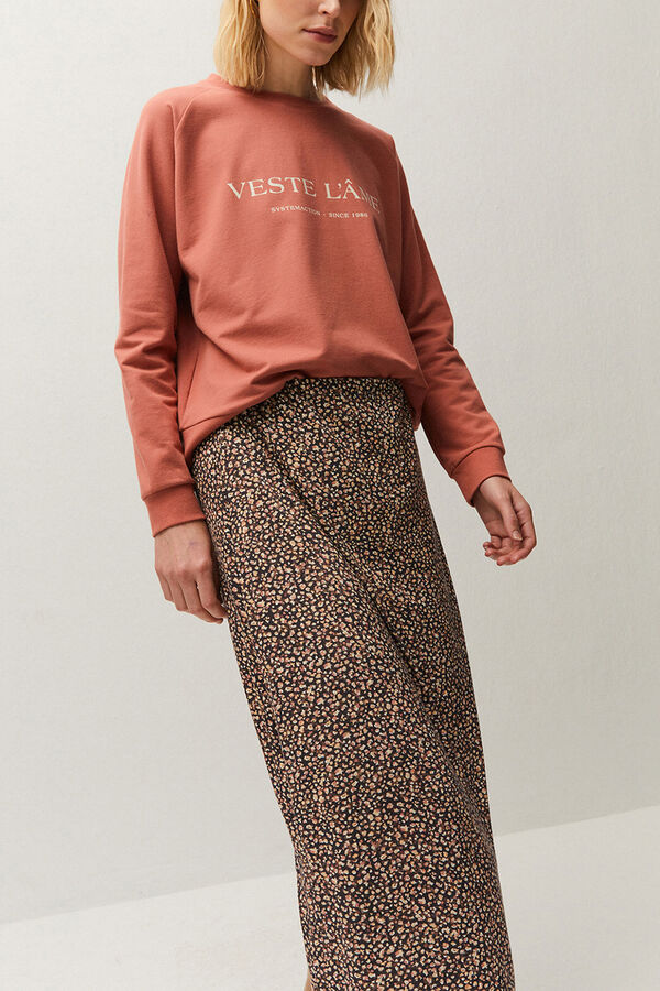 Systemaction Falda estampada con goma estampado