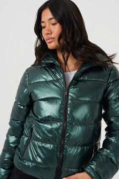 Brave Soul Short hooded puffer jacket