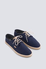 Springfield Rustic lace-up espadrille blue