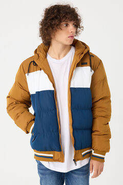 Springfield Quilted jacket with hood natural