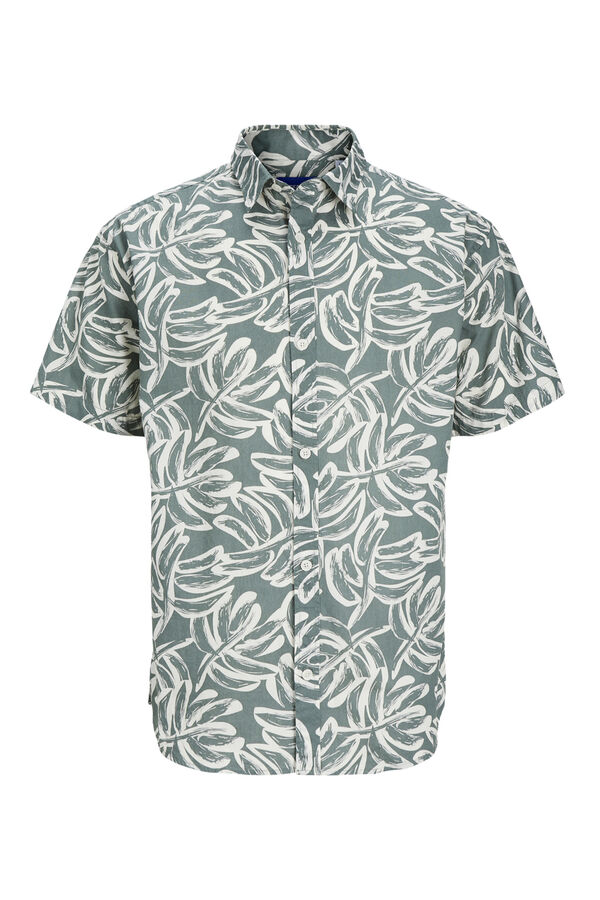 Springfield Printed short-sleeved shirt zelena