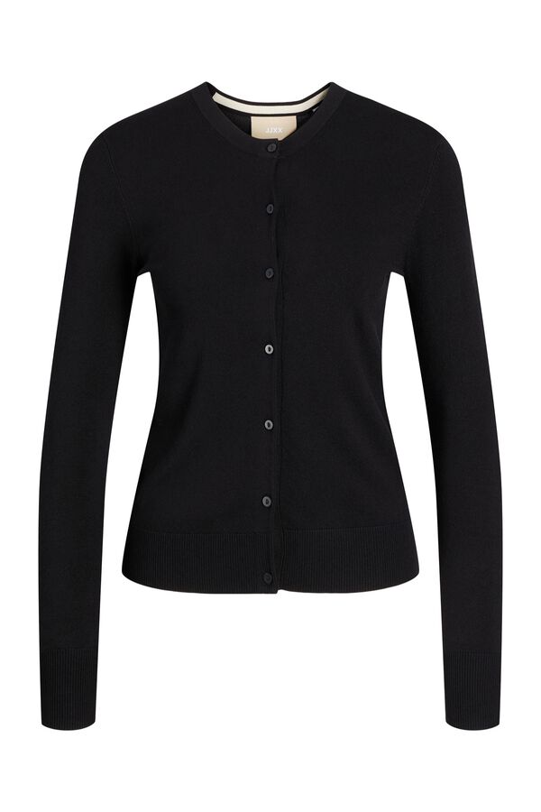 Jack & Jones Fine knit cardigan black