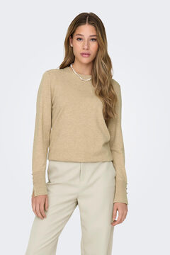 Springfield Knit jumper with buttons brown
