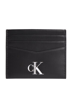 Springfield Leather card holder with logo noir