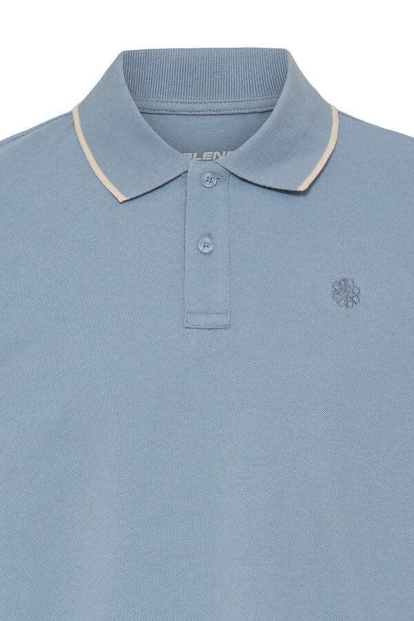 Blend Piqu&eacute; Polo Shirt blue