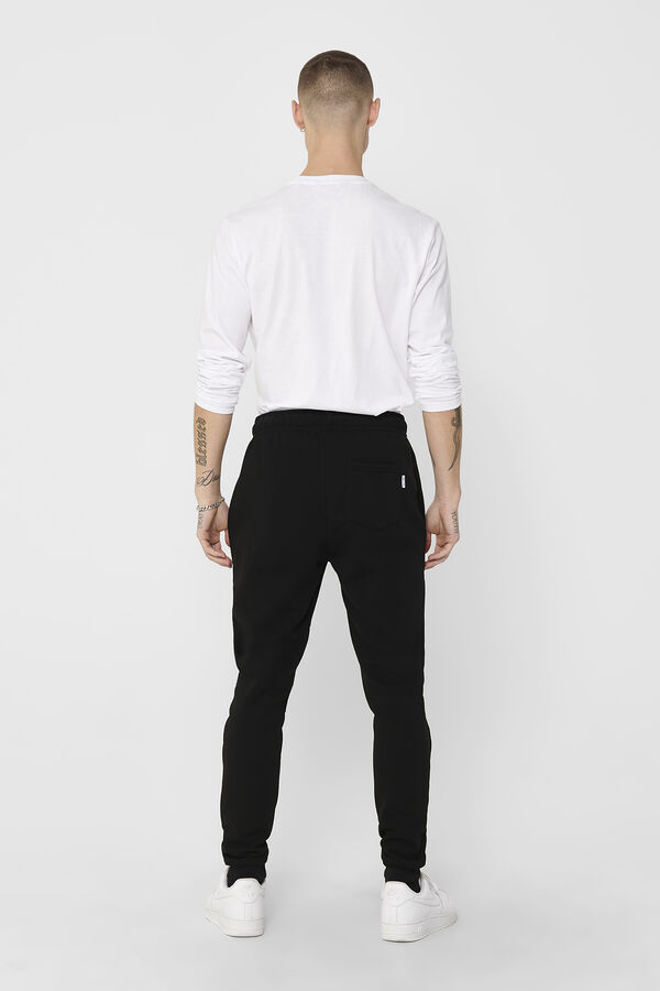 Springfield Jogger style sports trousers crna