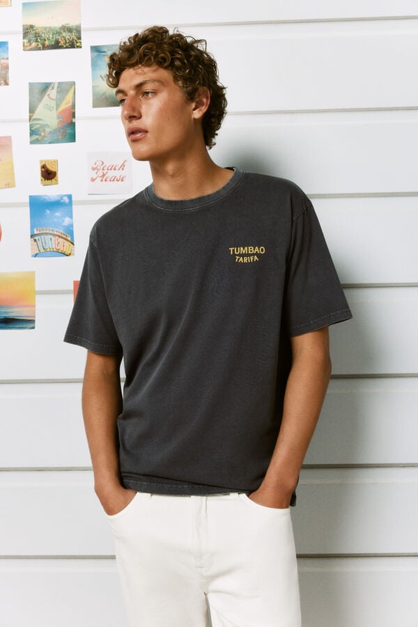 Springfield T-shirt el Tumbao lights grey