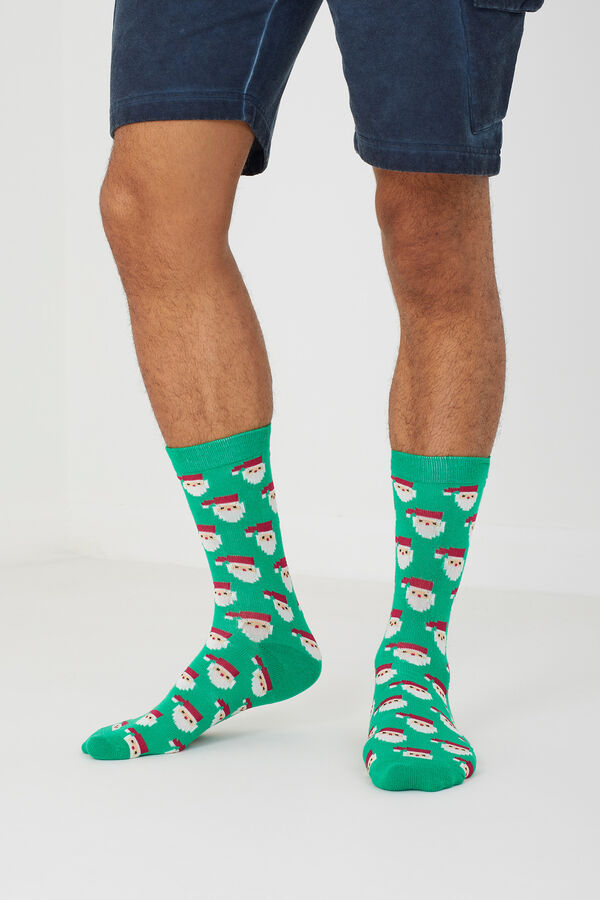 Springfield 5-pack printed socks natural