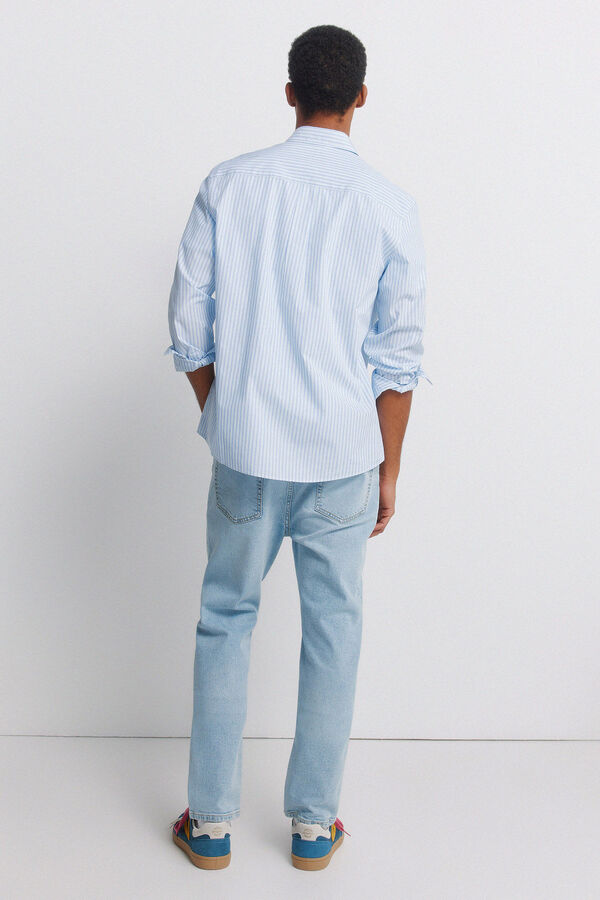 Springfield Light wash slim fit jeans blue