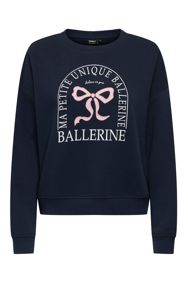 Only Round neck sweatshirt blue