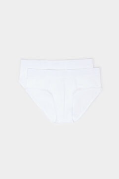 Springfield Pack of 2 essential cotton briefs white