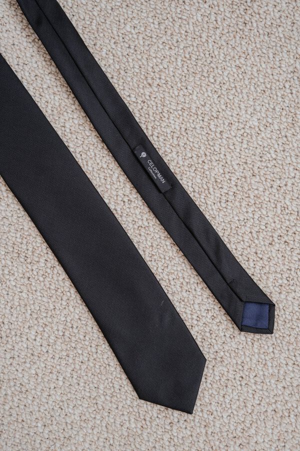 Celopman Plain basic tie black