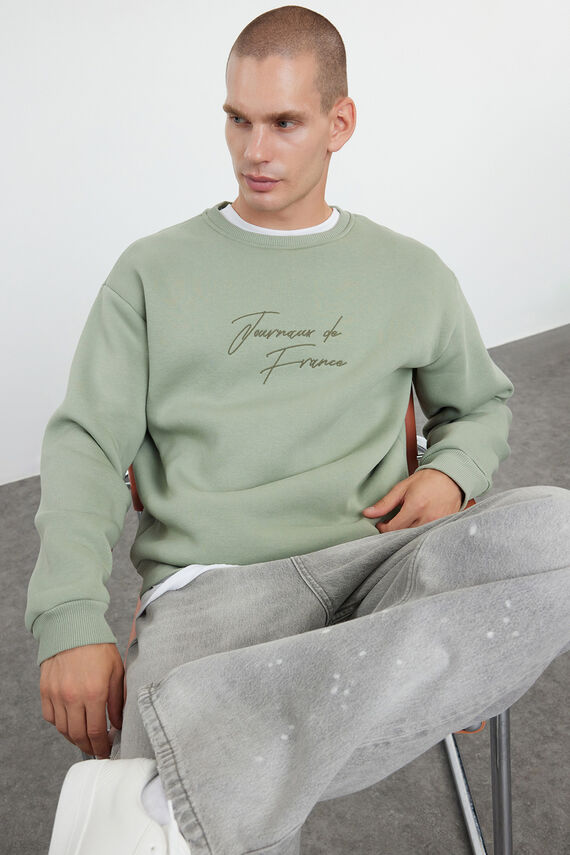 Sudadera de cuello redondo
