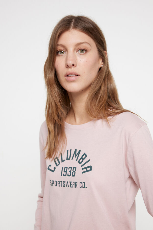 Springfield Columbia North Cascades™ long-sleeved T-shirt for women ružičasta