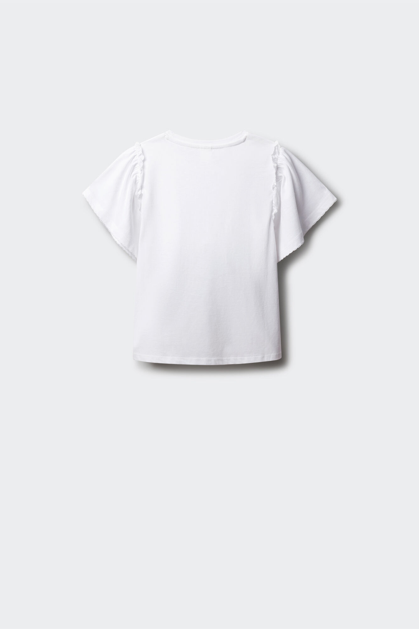 Springfield Kids Camiseta manga corta volantes ni&ntilde;a