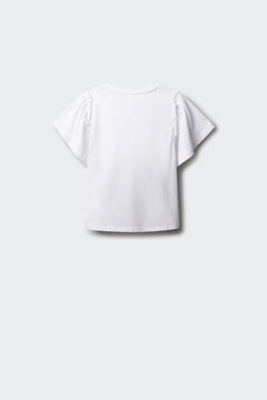 Springfield Kids T-shirt manga curta com folhos para menina