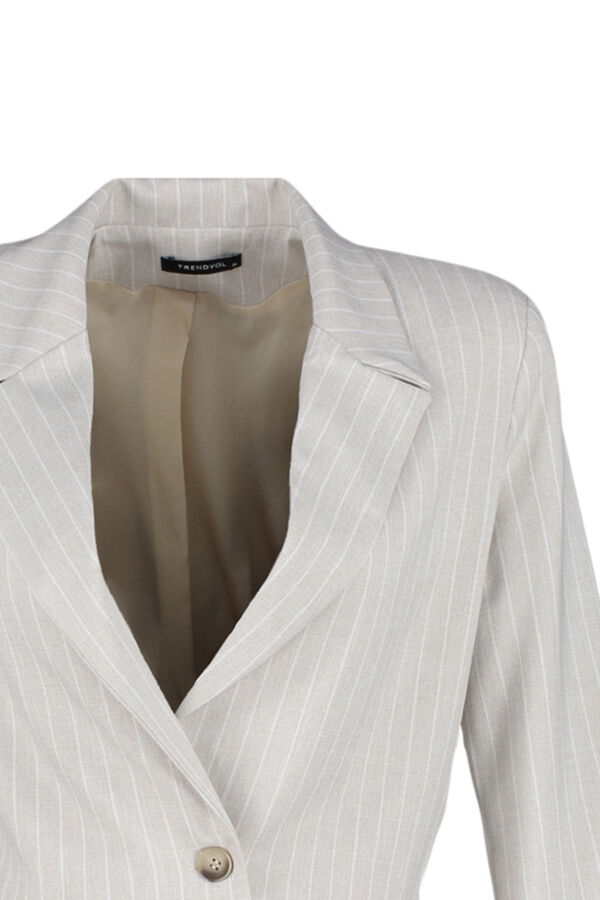 Trendyol Blazer corta gris