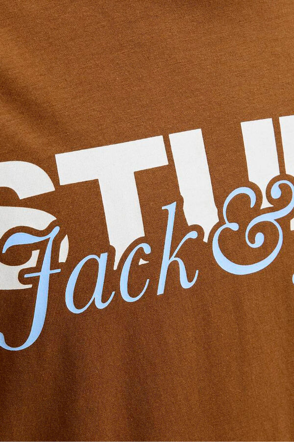 Jack & Jones Basic logo T-shirt nude