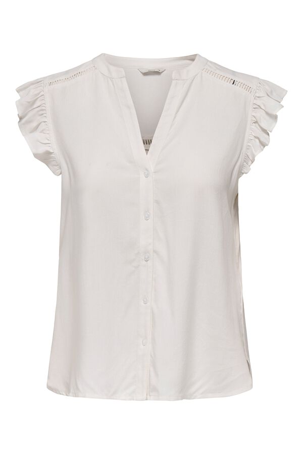 Only Sleeveless blouse white