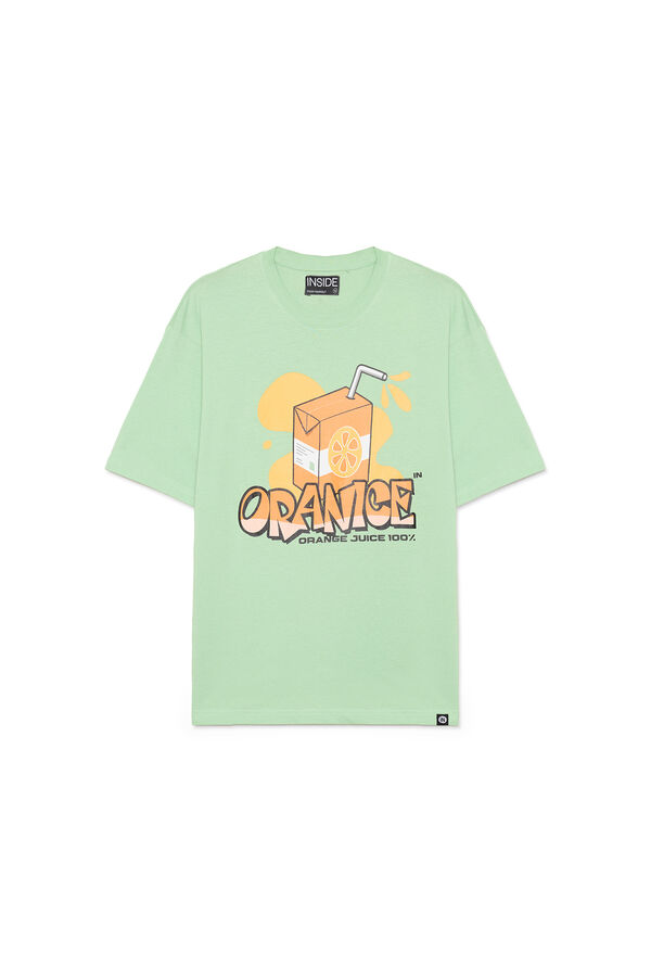 Springfield T-Shirt mit Juice-Print green