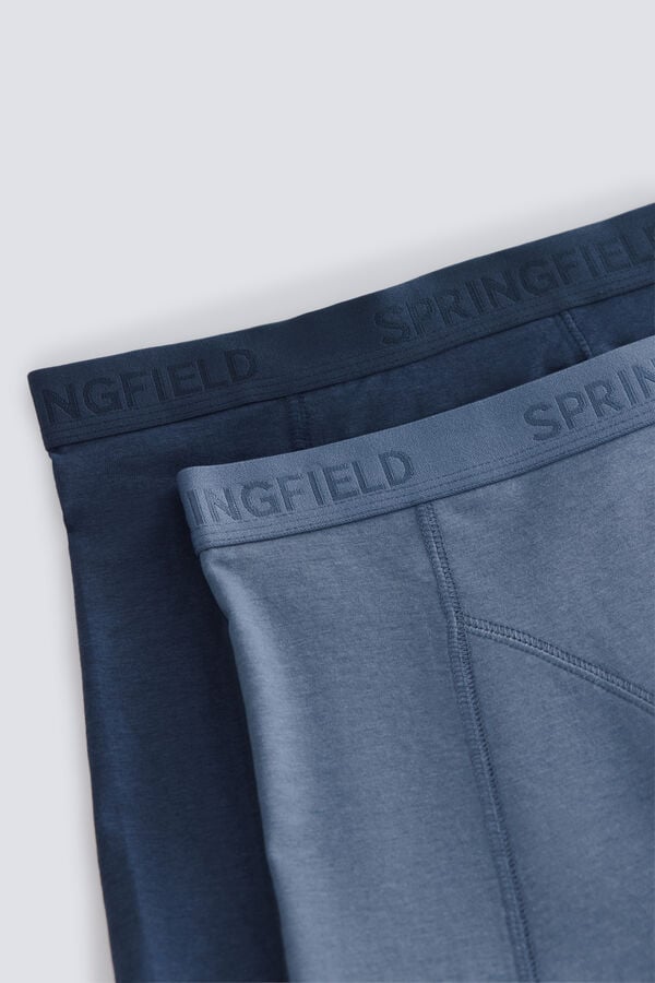 Springfield Pack 2 bamboo boxers blue