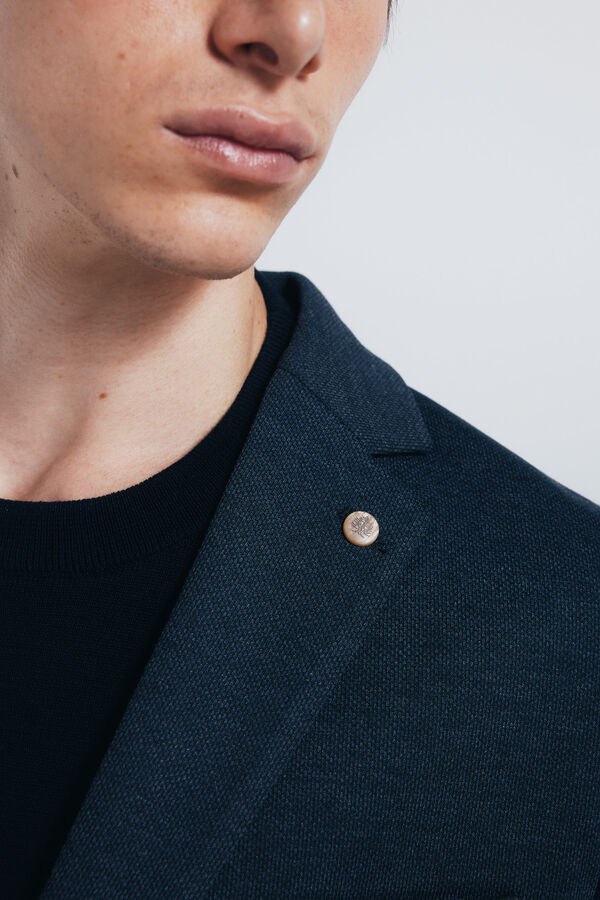 Springfield Birdseye blazer blue