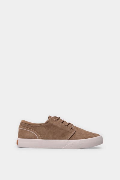 Springfield Chaussure de sport en cuir Icons beige moyen